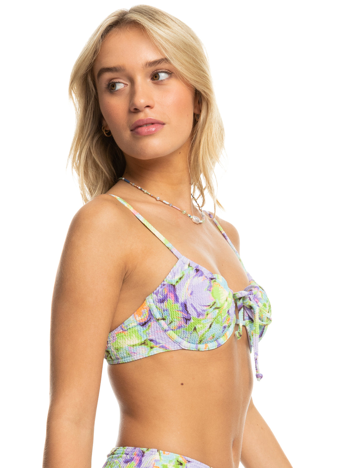 Roxy Blumen Bralette Bikini Top