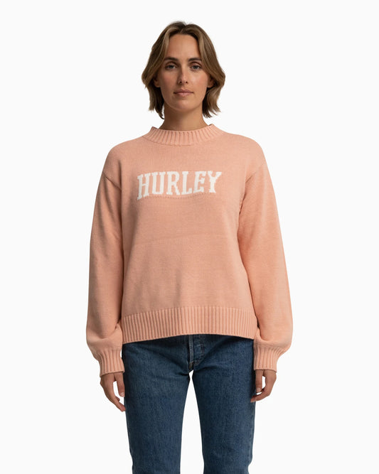 Hurley Hygge Crew Knit Muted Clay