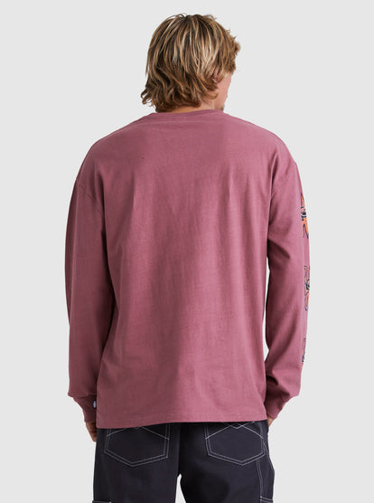 Quiksilver Trident Long Sleeve Tee Crushed Berry