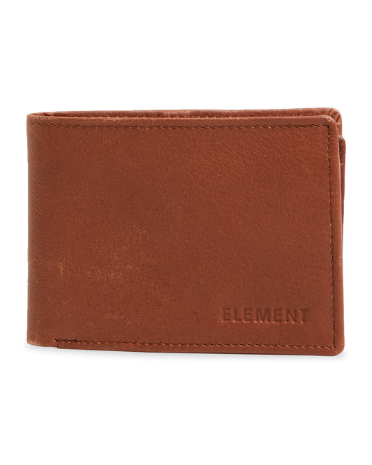 Element Chief Leather Wallet Tan