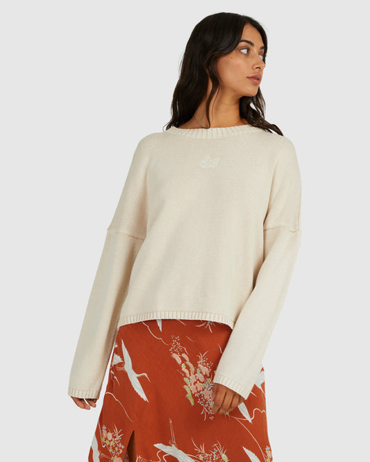 RVCA Ivy Knit Sweater Natural