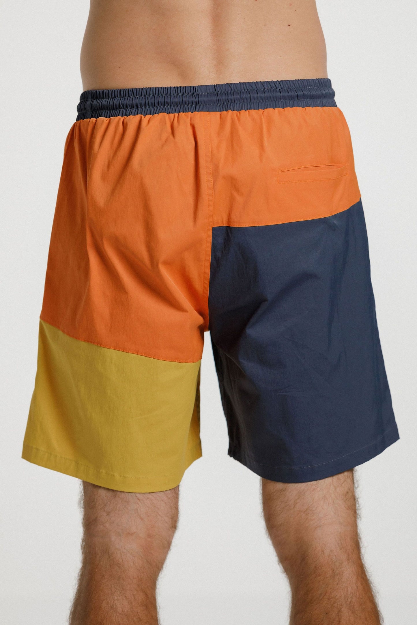 THING THING Wavy Shorts Slate/Orange/Yellow